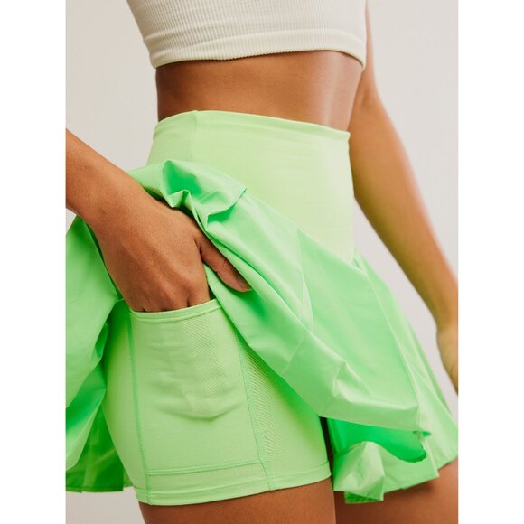 🆕 FP MOVEMENT Swing Of Things Skort / Lime - Picture 1 of 7